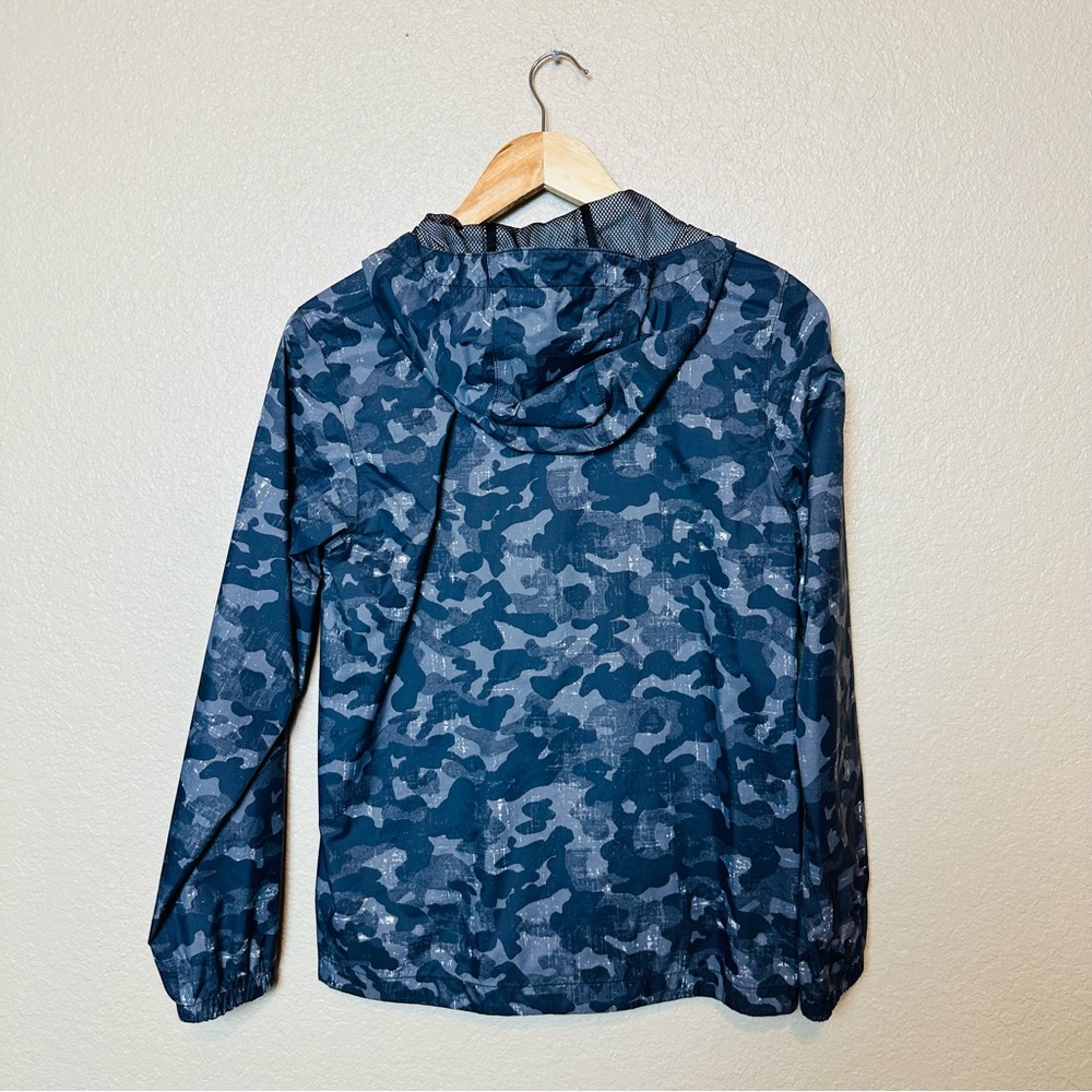 The North Face Boys Camo Windbreaker Lightweight Jacket Size Large - Picture 3 of 7